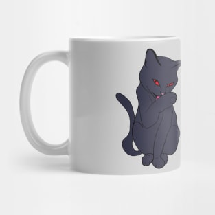 Keep your meowing distance dark kitten Mug